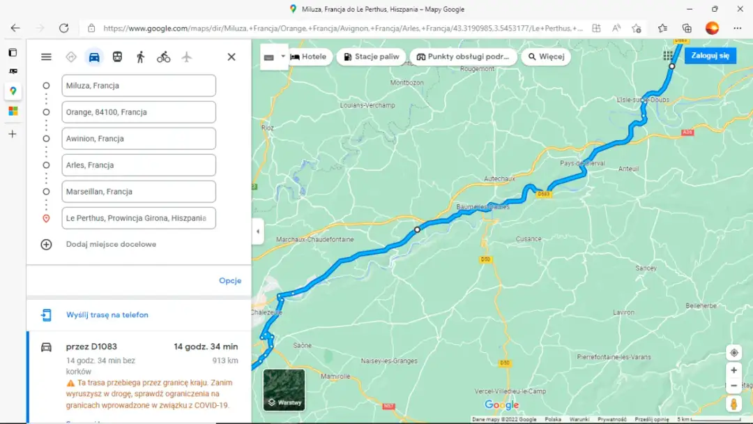 Ile jest kilometrów z Polski do Hiszpanii? Sprawdź, zanim wyruszysz
