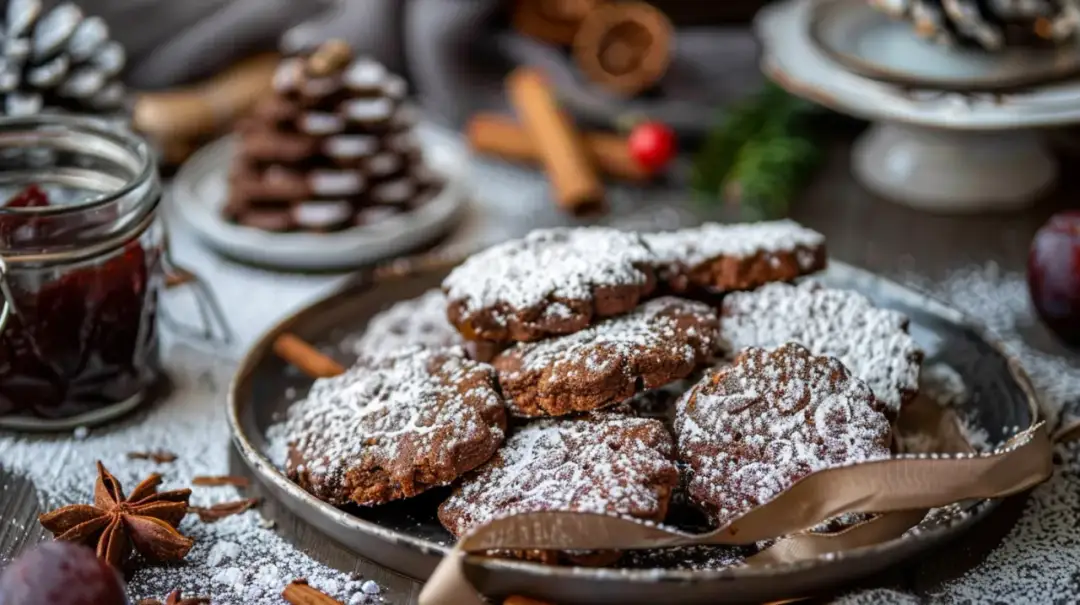 Pierniki w thermomixie z powidłami śliwkowymi i czekoladą