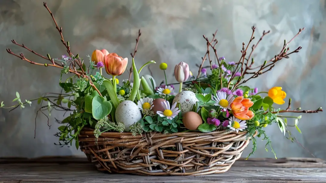 Wielkanocne koszyki: Inspiracje na ozdobne aranżacje