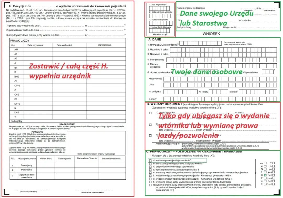 Jak wypełnić wniosek o wydanie prawa jazdy bez błędów i stresu
