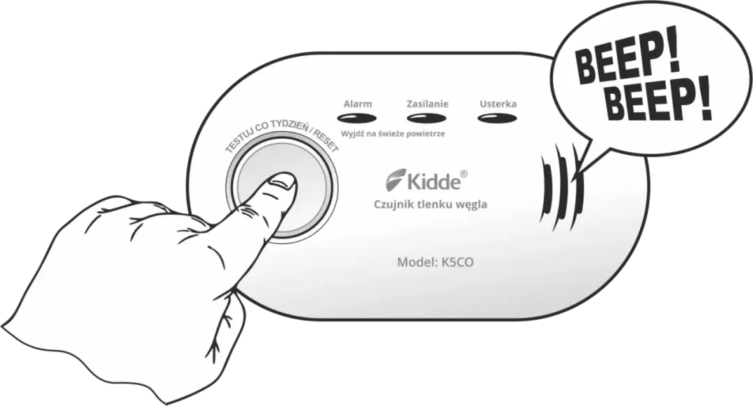 Czujnik czadu pokazuje lb co to znaczy? Sprawdź, co robić z alarmem