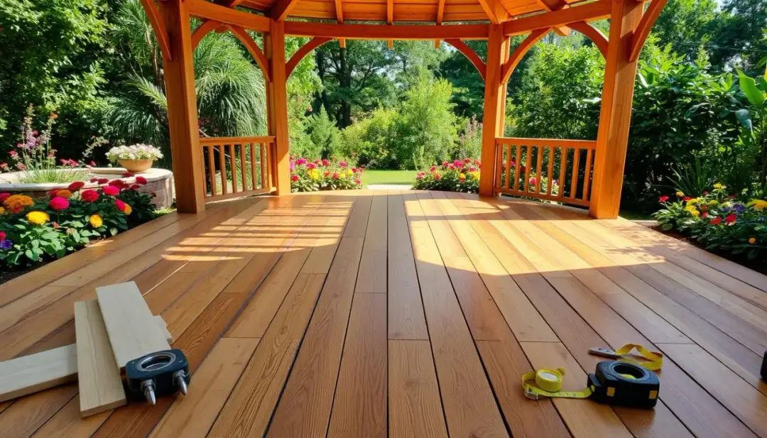 Jak zrobić drewnianą podłogę w altanie, aby uniknąć problemów z wilgocią