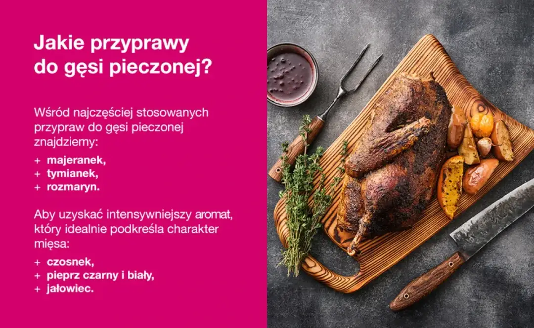 Jakie przyprawy do pieczenia gęsi, aby uzyskać wyjątkowy smak?