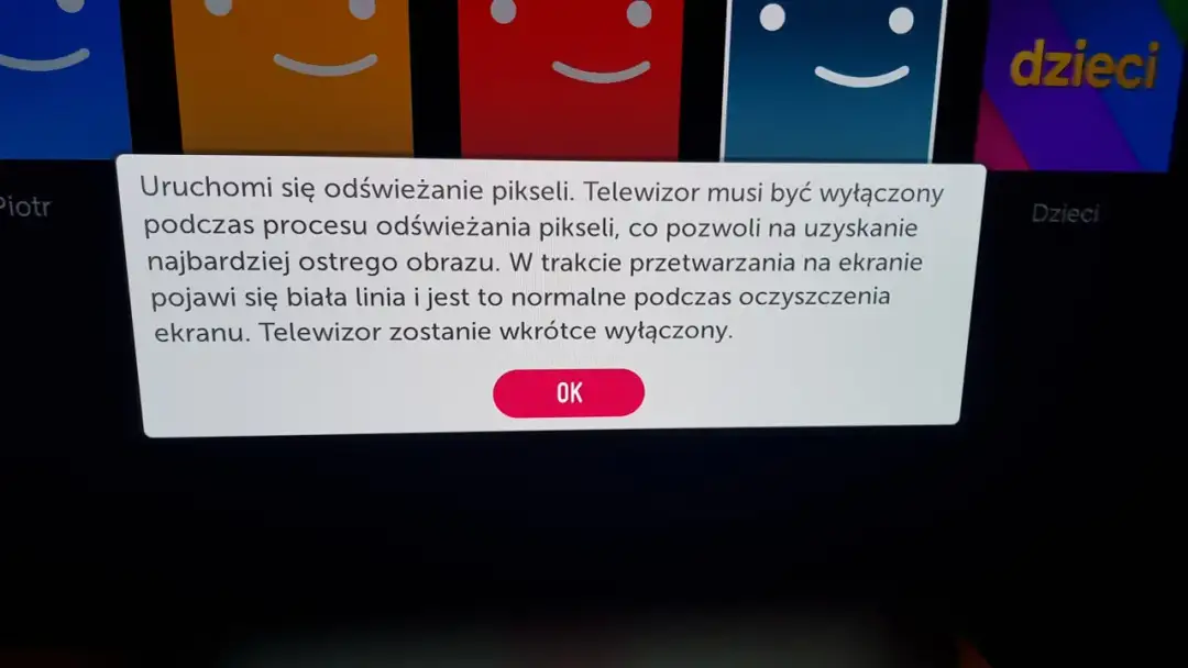 Jak często należy przeprowadzać czyszczenie pikseli LG OLED?