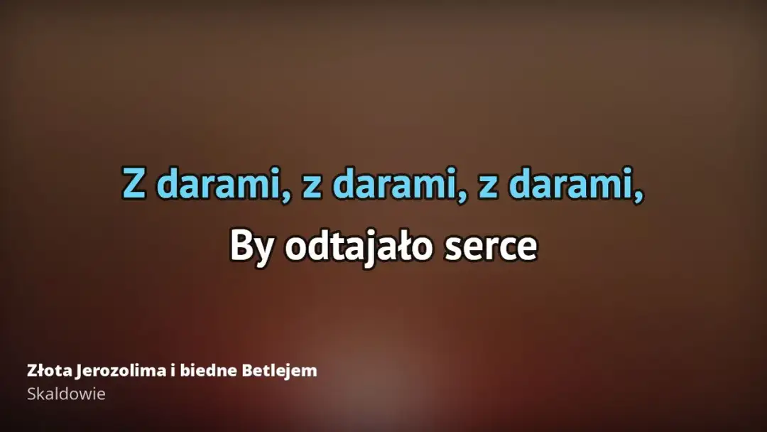 Złota Jerozolima karaoke - najpopularniejsze wersje podkładów muzycznych