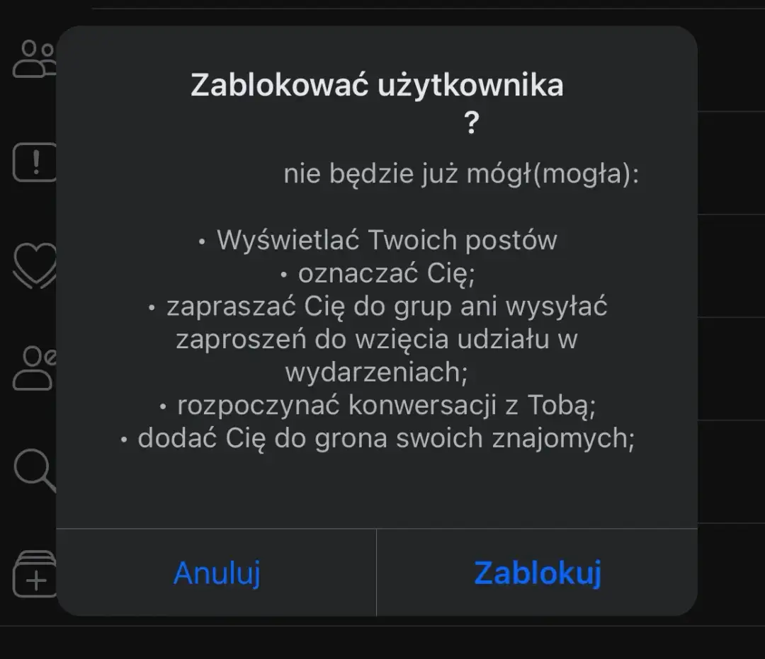 Jak zablokować kogoś na Messengerze - informacje dla użytkowników