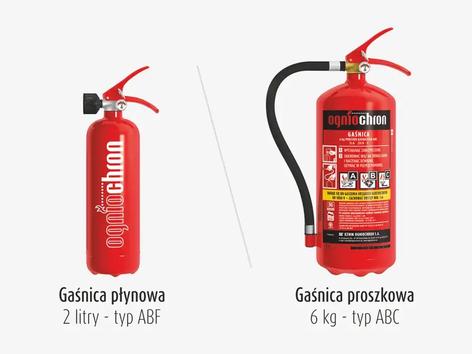 Co można gasić gaśnicą proszkową? Sprawdź, jakie pożary są bezpieczne