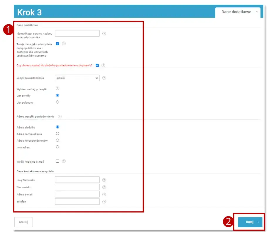 Jak wpisać dłużnika do KRD i uniknąć błędów w procesie