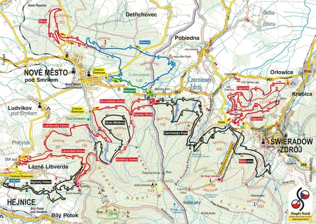 Najlepsze trasy rowerowe w Świeradowie Zdroju – trudności i atrakcje