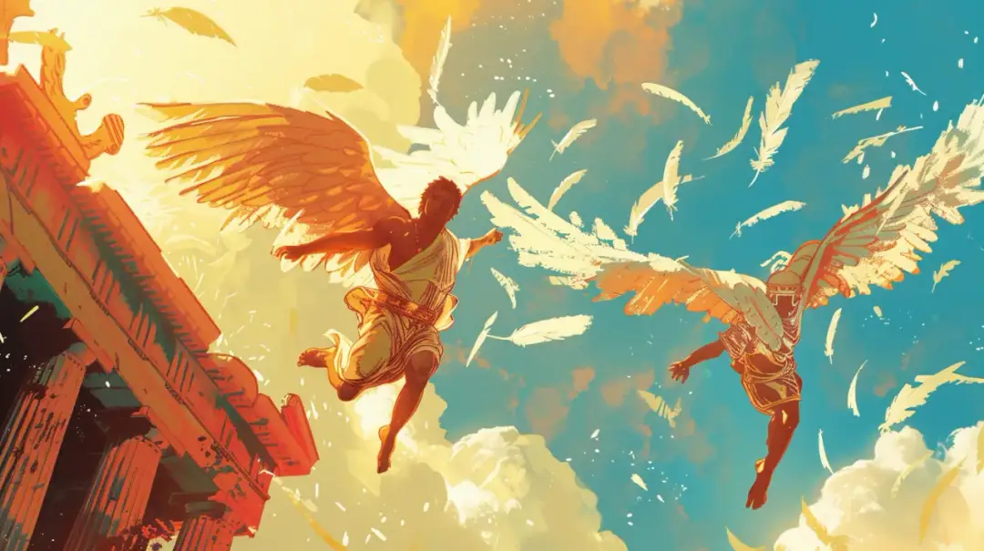 Komiks Dedal i Ikar - nowa interpretacja mitu dla dzieci: jakie lekcje płyną z historii?