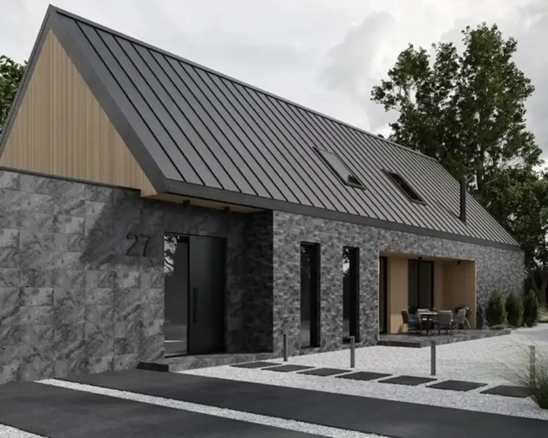 Najlepszy klinkier do czarnej dachówki - estetyka i funkcjonalność elewacji