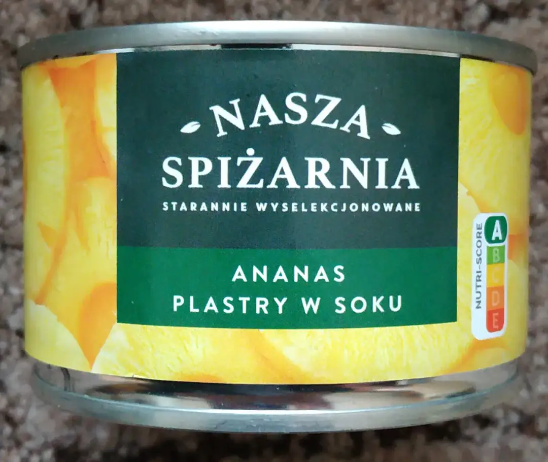 Dokładna kaloryczność ananasa z puszki - wartości odżywcze w różnych syropach
