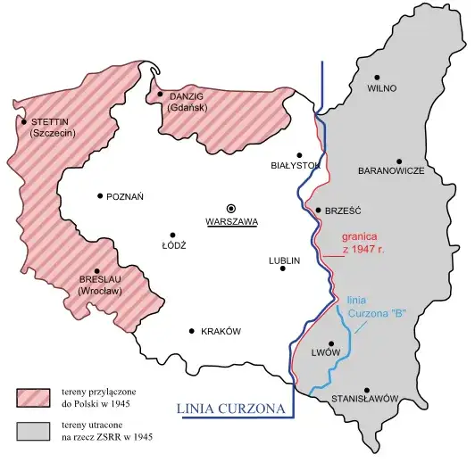 Jak wyglądały granice Polski po I wojnie? Mapa niepodległego kraju