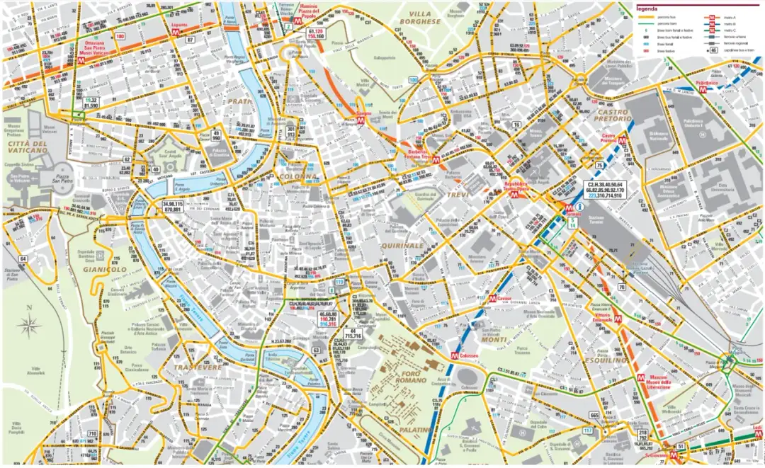 Mapa metra w Rzymie - Linie, stacje, bilety, rozkład jazdy