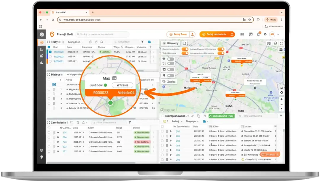Gdzie jest kierowca – jak śledzić lokalizację i status w czasie rzeczywistym