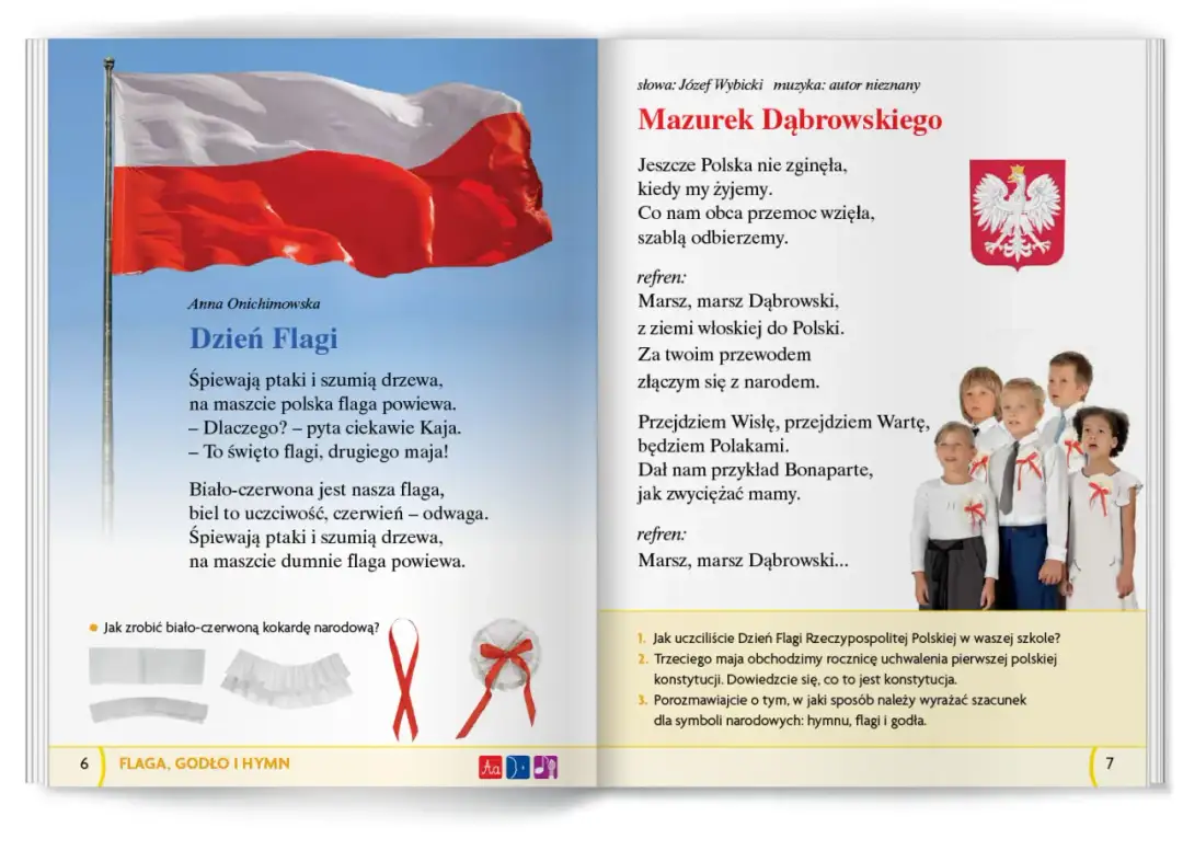 Powiewa flaga wiersz - odkryj znaczenie i emocje w Barwach ojczystych