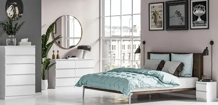Jaki kolor ścian do białych mebli w sypialni? 7 najlepszych opcji