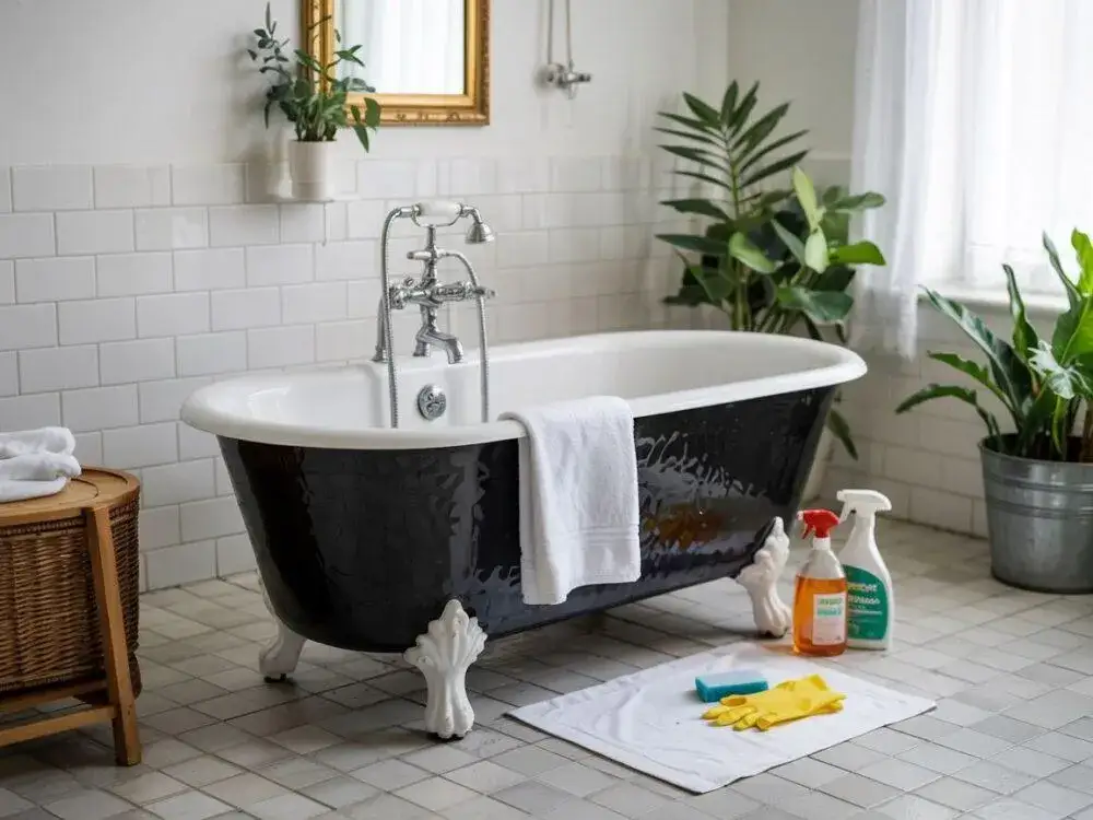 Skuteczne metody na usunięcie rdzy z wanny bez uszkodzeń powierzchni
