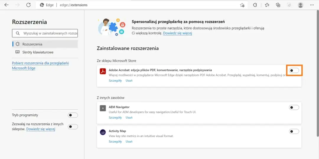 Dlaczego PDF otwiera się w przeglądarce i jak to zmienić?