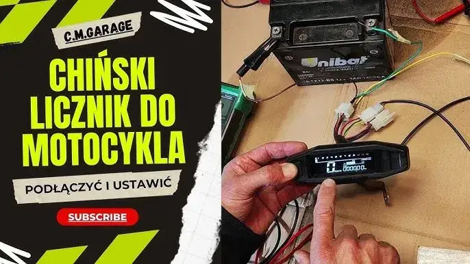 Uniwersalny licznik w motocyklu? Podłącz go sam krok po kroku!