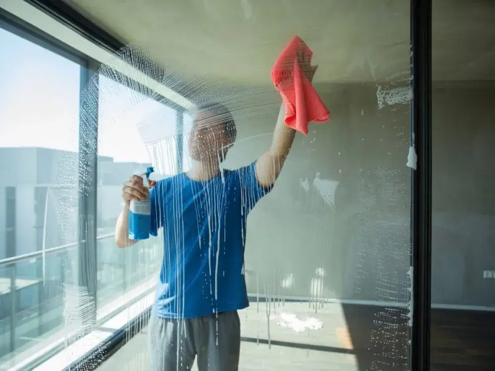 Usuwanie kleju z okien: bezpieczne triki na czyste szyby i ramy