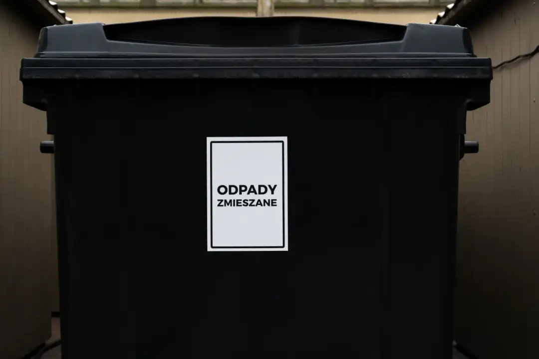 Co wrzucamy do czarnego pojemnika na śmieci? Unikaj tych błędów
