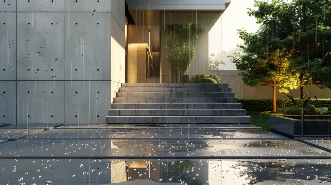 Jak tynk beton architektoniczny na zewnątrz ochroni dom?