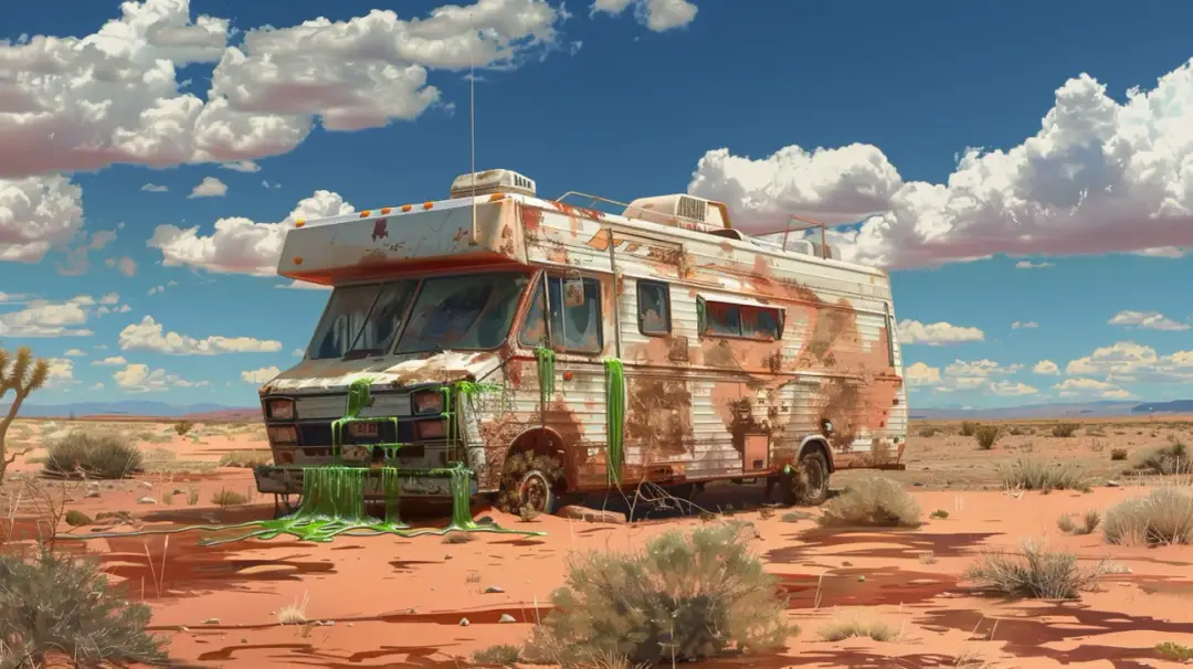 Plakat z serialu "Breaking Bad" - dekoracja dla fanów produkcji