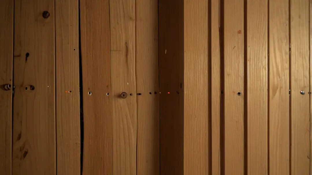 Jak zrobić ściankę działową z drewnianych listew - poradnik DIY