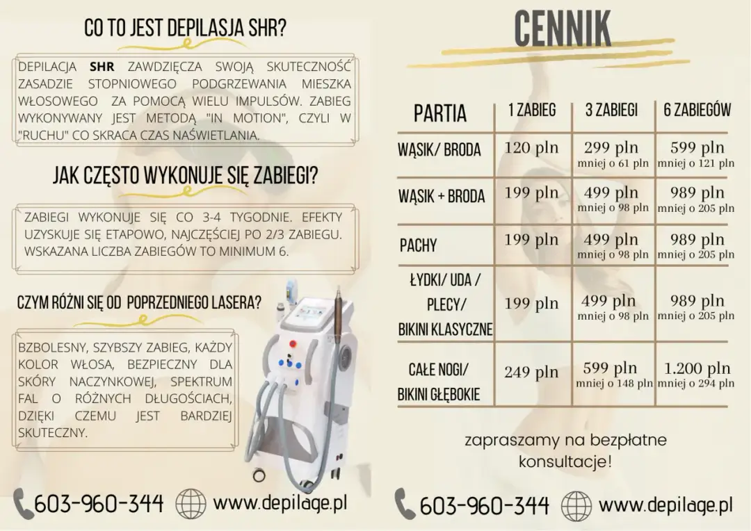 Depilacja SHR co to? Poznaj skuteczną metodę usuwania włosów