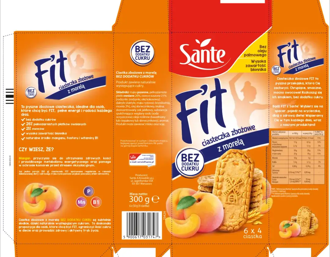 Gdzie kupić ciastka Sante Fit? Sprawdź najlepsze oferty i ceny