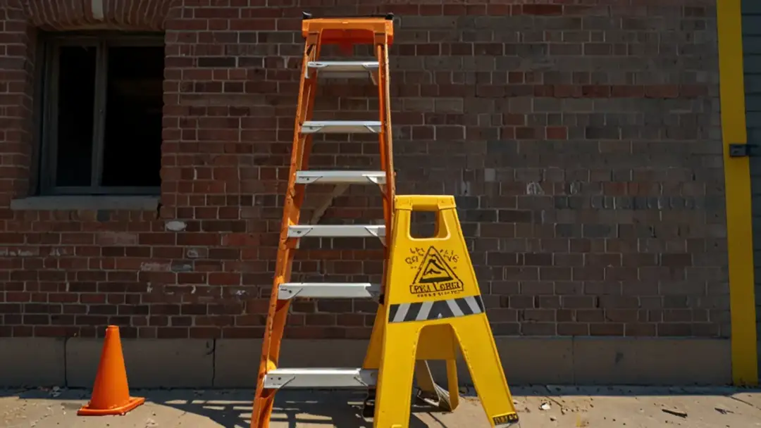 Oto 7 zasad bezpiecznego użytkowania długiej drabiny w praktyce