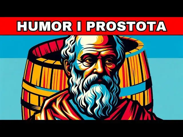 Jego historia w beczce: filozof który mieszkał w beczce i uczył o prostym życiu.