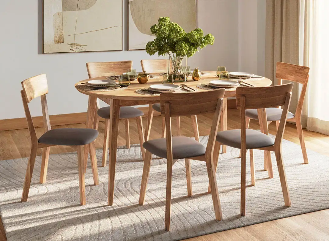 Idealne kolory krzeseł do brązowego stołu, które odmienią Twoje wnętrze