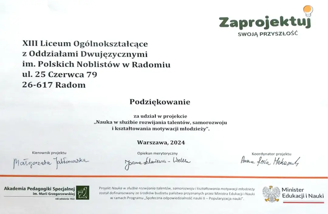 13 LO Radom: Które liceum wybrać dla swojego dziecka w mieście?