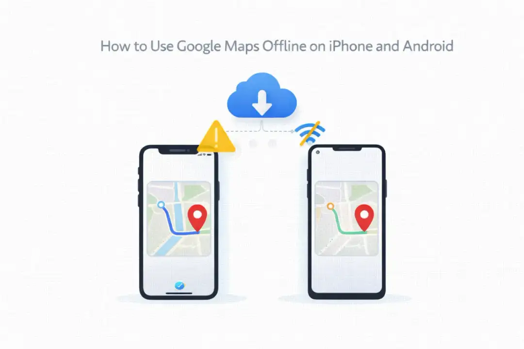 Aktualizacja Map Google: Android, iOS, offline proste kroki