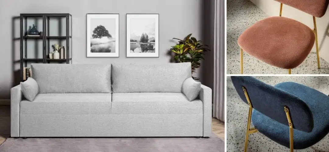 Jakie kolory krzeseł do szarej kanapy, aby ożywić wnętrze?