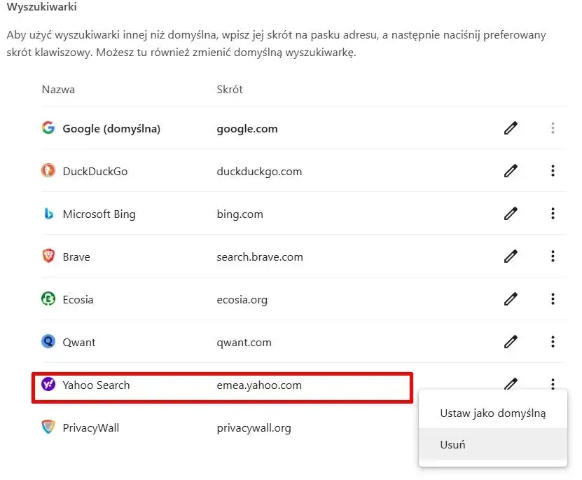 Jak zmienić przeglądarkę z Yahoo na Google i uniknąć problemów