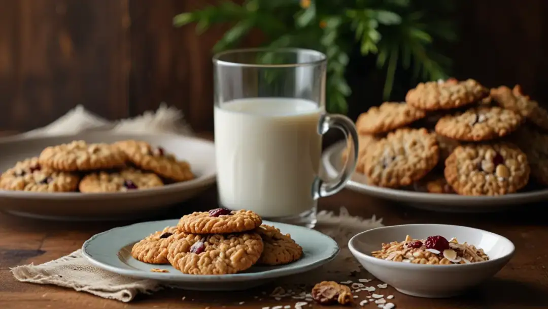 Ciasteczka owsiane z kokosem: przepis na zdrowe domowe ciasteczka