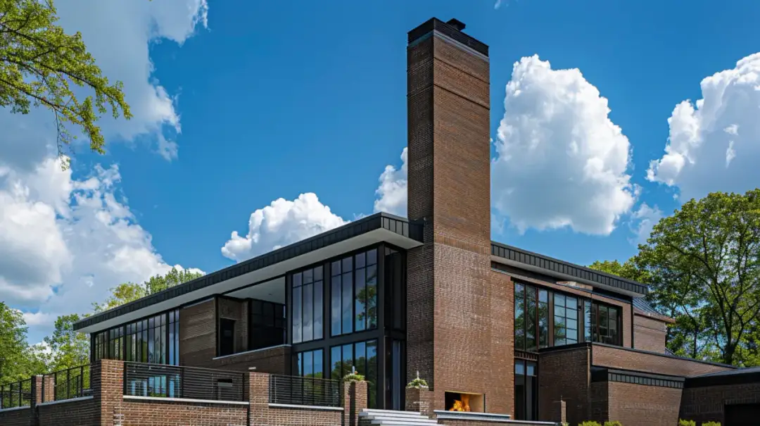 Komin z cegły klinkierowej – Elegancka opcja dla Twojego domu 