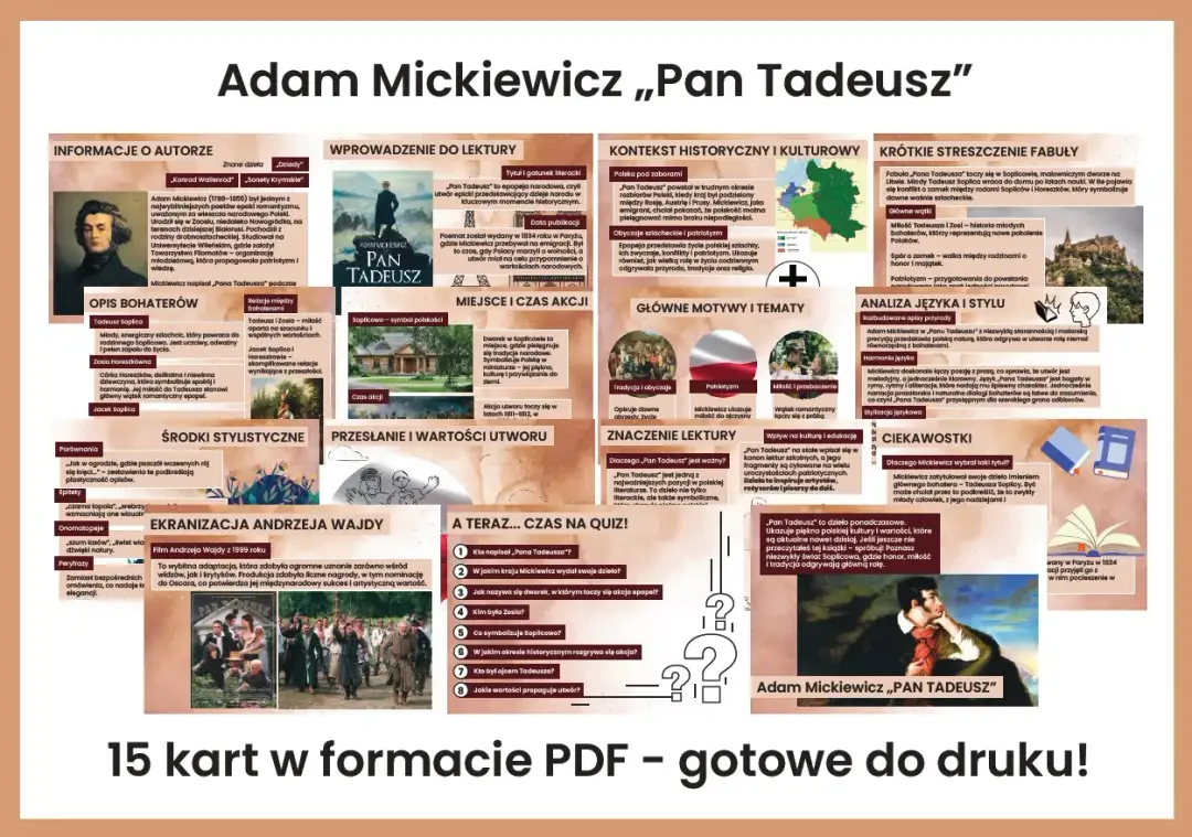 Pan Tadeusz: analiza, wątki i postacie Twój przewodnik po lekturze