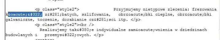 Jak zrobić polskie znaki w HTML, aby uniknąć problemów z wyświetlaniem