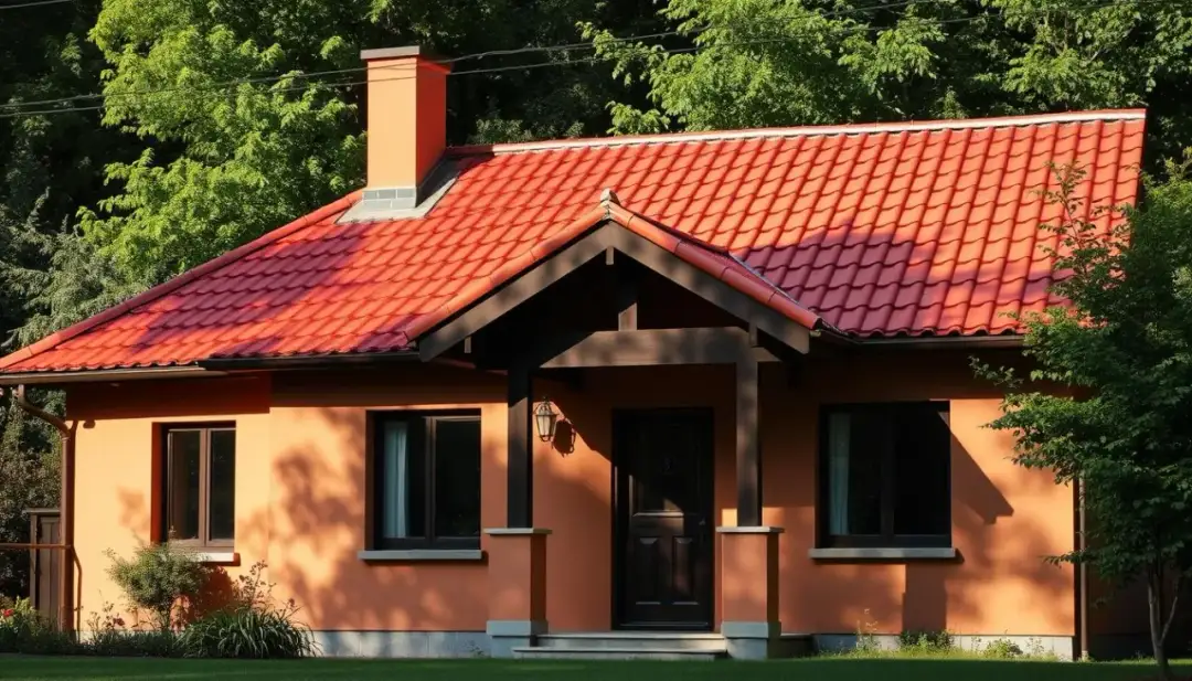 Jaki kolor elewacji do czerwonego dachu? Odkryj idealne połączenia