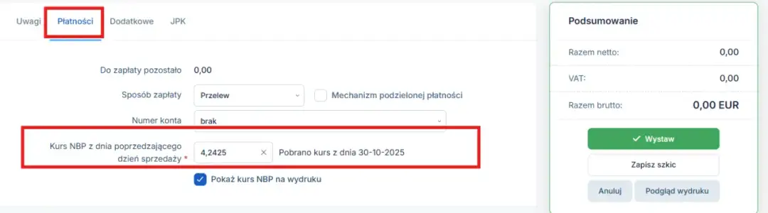 Zapłata za fakturę w euro: Jaki kurs NBP wybrać i rozliczyć różnice?