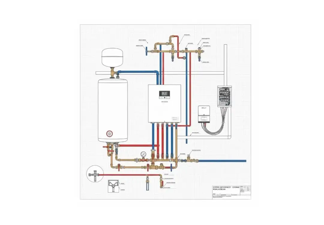 Jak podłączyć wymiennik ciepła?