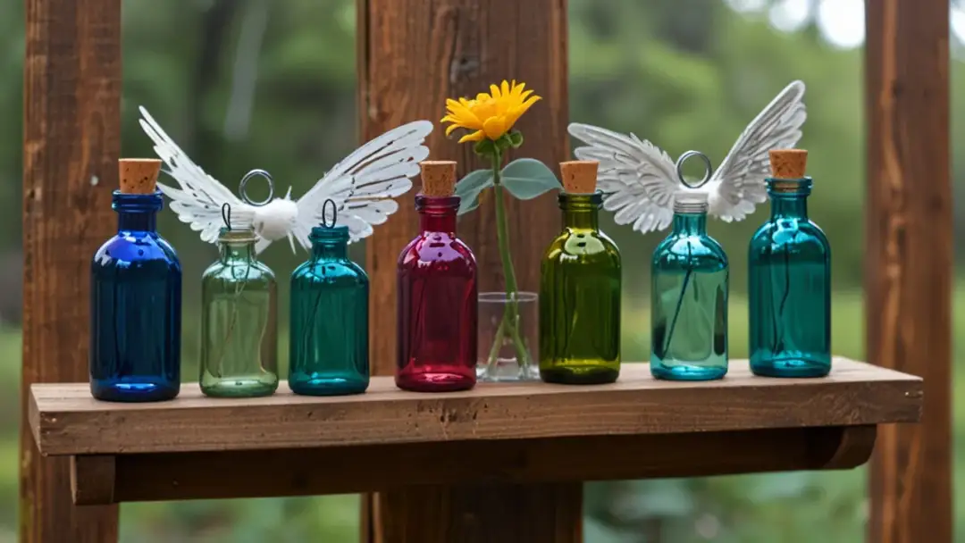 Nowe życie butelek: jak zrobić anioła i półkę metodą DIY? Porady