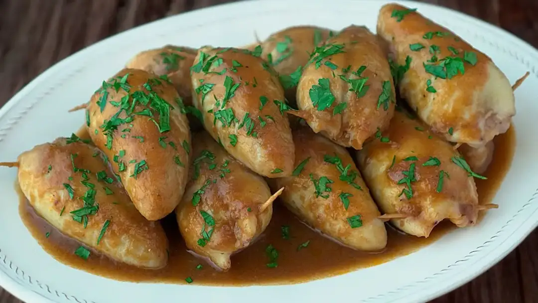 Receta irresistible de calamares rellenos de gambas que sorprenderán