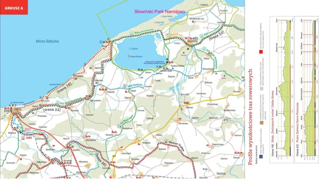 Ścieżki rowerowe Ustka: kompletna mapa tras dla cyklistów