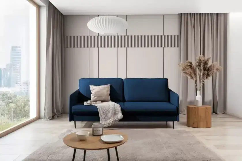 Jakie zasłony do granatowej kanapy dodadzą stylu i harmonii w twoim wnętrzu?