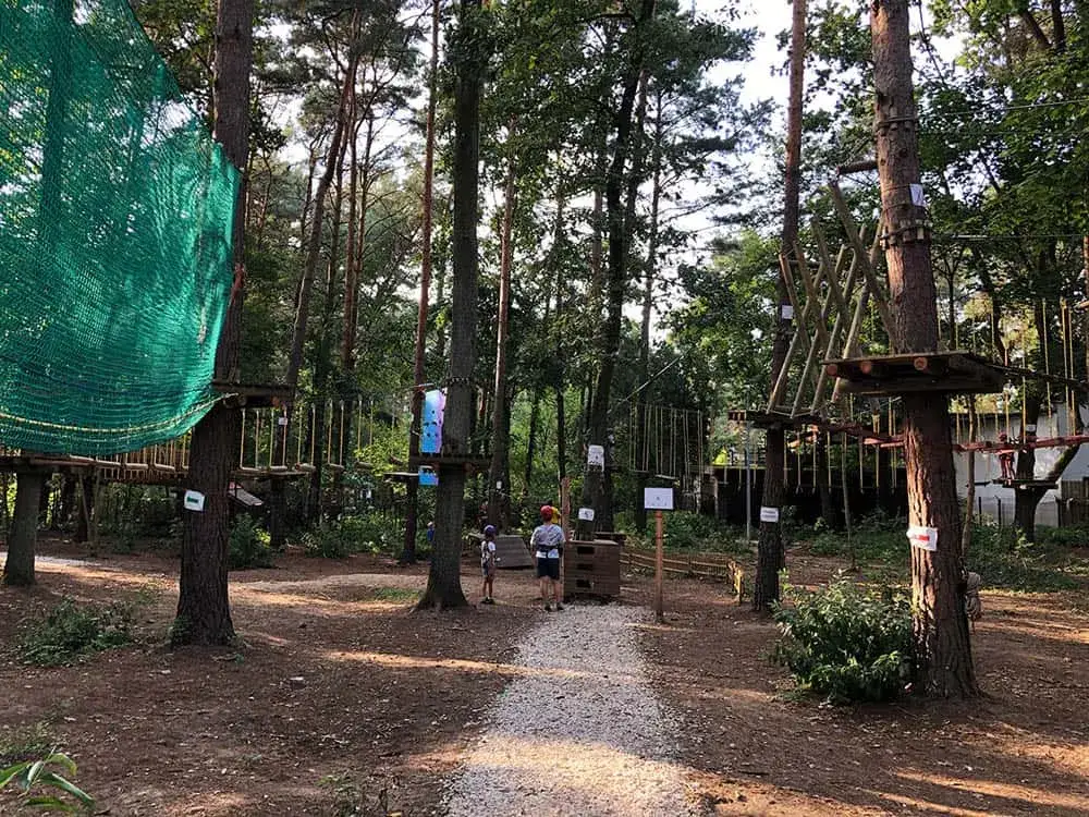 Park linowy nad Wisłą – emocjonujące trasy i atrakcje w Warszawie